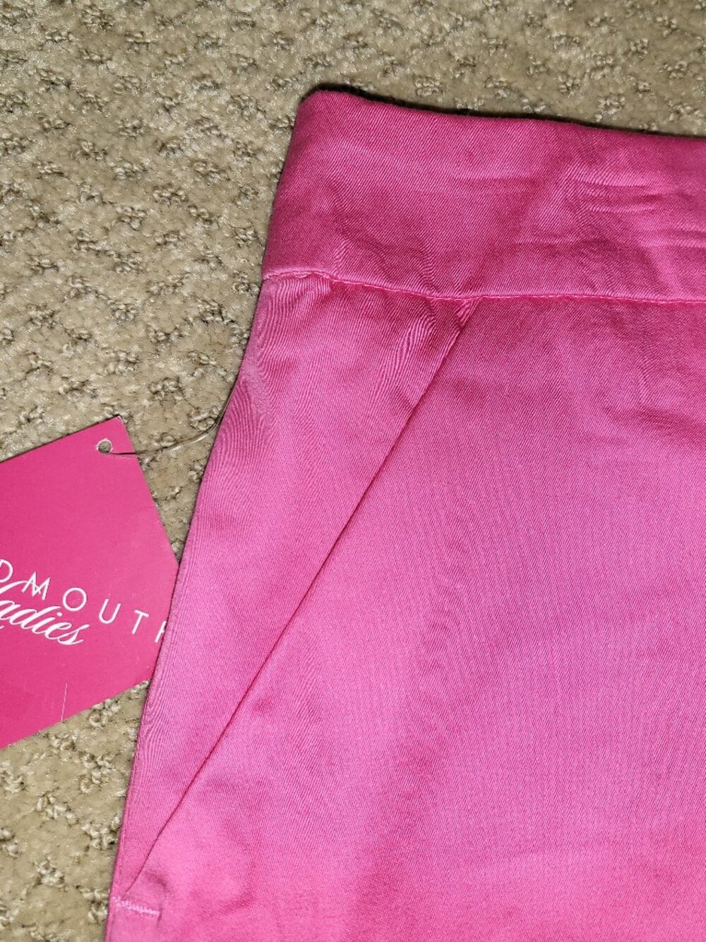 Loudmouth Ladies Barbie Pink Golf Skort NWT Size 14 Stretch Performance Skirt - Picture 3 of 6